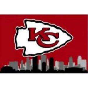 Kansas City Chiefs Skyline KC Chiefs‎ Flag Banner New 3x5 Ft Man Cave Tai…